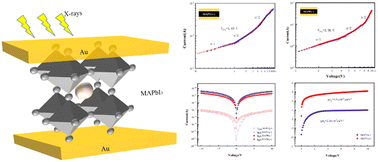 Graphical abstract: A high-performance X-ray detector based on large-size perovskite MAPbI3 single crystals grown by environmentally friendly solvents and advanced systems