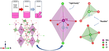 Graphical abstract: Crystal growth and spontaneous polarization mechanism of polar metal borate halides: Mn3B7O13Cl