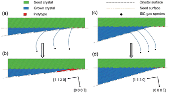 Graphical abstract: Effects of the thermal field on the diameter enlargement of 200 mm SiC by PVT method