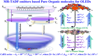 Graphical abstract: Unveiling the photophysical and excited state properties of multi-resonant OLED emitters using combined DFT and CCSD method