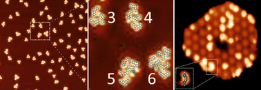 Graphical abstract: An approach for patterned molecular adsorption on ferromagnets, achieved via Moiré superstructures