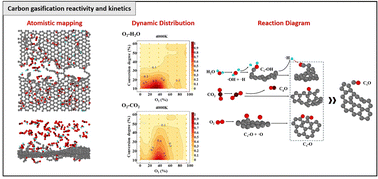 Graphical abstract: Interactions of graphene with oxidants in a mixed atmosphere: synergistic effects of O2/H2O and O2/CO2 on gasification reactivity and kinetics