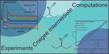 Graphical abstract: An experimental and computational study of the unimolecular-decay reaction of diethyl-substituted Criegee intermediate (C2H5)2COO