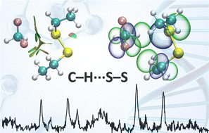 Graphical abstract: The C–H···S–S hydrogen bonding in diethyl disulfide⋯difluoromethane: a combined microwave spectroscopic and computational study