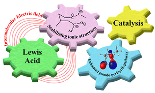 Graphical abstract: Unique catalytic role of intermolecular electric fields that emanate from Lewis acids in a ring closing carbonyl olefin metathesis reaction