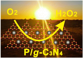 Graphical abstract: Visible light photocatalytic synthesis of H2O2 on synergistic phosphorus-doped and defect engineered graphite C3N4