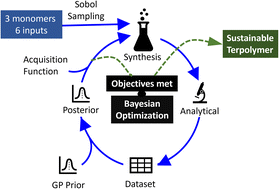 Graphical abstract: Multi-objective synthesis optimization and kinetics of a sustainable terpolymer