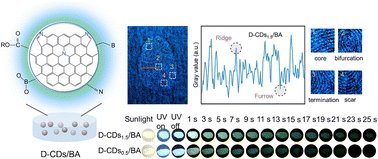 Graphical abstract: Ultralong afterglow of heavy-atom-free carbon dots with a phosphorescence lifetime of up to 3.7 s for encryption and fingerprinting description