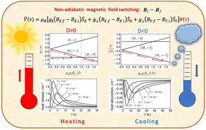 Graphical abstract: Thermal processes in anisotropic metal complexes induced by non-adiabatic switching of magnetic field