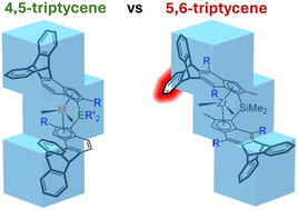 Graphical abstract: Triptycene as a scaffold in metallocene catalyzed olefin polymerization