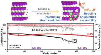 Graphical abstract: Boosting oxygen redox reversibility in chemo-mechanically robust Li-rich oxide cathodes via multi-scale defect design