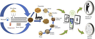 Graphical abstract: Unlocking the potential of rice bran through extrusion: a systematic review