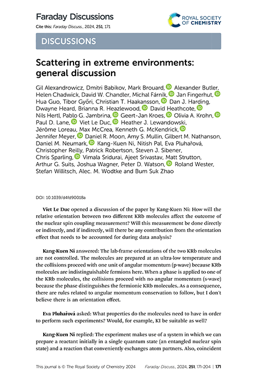 Scattering in extreme environments: general discussion