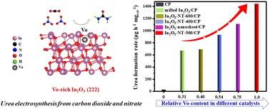 Graphical abstract: Durable and efficient urea electrosynthesis using carbon dioxide and nitrate over defect-rich In2O3 nanotubes