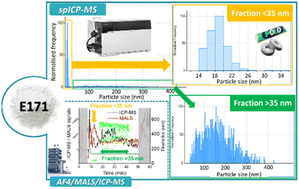 Graphical abstract: The potential of a multi-method platform centred on ICP-MS to provide new insights into the size-resolved quantification of TiO2 particles in food