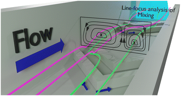 Graphical abstract: In-line Raman imaging of mixing by herringbone grooves in microfluidic channels