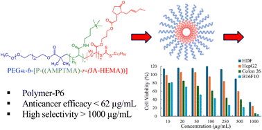 Graphical abstract: Novel approach to enhancing the anticancer efficacy of methyl jasmonate with PEG-incorporated cationic polymers