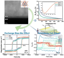 Graphical abstract: Revealing the reversal of the anomalous hall effect and the exchange bias-like effect in single-phase perpendicularly magnetized NiCo2O4 epitaxial films
