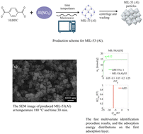 Graphical abstract: Computer analysis of the nitrogen adsorption process on MIL-53(Al) metal–organic frameworks