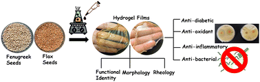 Graphical abstract: Hydrogel films prepared from plant-seed mucilage: an emerging biopolymer for therapeutic applications