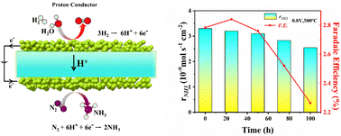 Graphical abstract: In situ exsolved CoFe alloys over perovskite toward enhanced ammonia synthesis