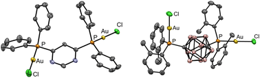 Graphical abstract: Dinuclear gold(i) complexes with pyrimidine- and m-carborane-based bisphosphine ligands: synthesis, structure, photoluminescence and cytotoxicity against malignant pleural mesothelioma