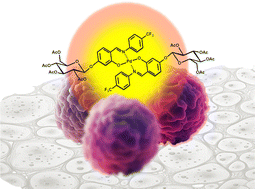 Graphical abstract: Glycoconjugate Pd(ii) and Cu(ii) complexes of fluorinated N,O Schiff base ligands for targeted cancer therapy: synthesis, characterization and in vitro cytotoxic activity evaluation