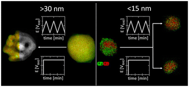 Graphical abstract: Tuning the morphology and chemical distribution of Ag atoms in Au rich nanoparticles using electrochemical dealloying