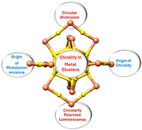 Graphical abstract: Circular dichroism and circularly polarized luminescence of ligand-protected molecular metal clusters: insights into structure–chiroptical property relationships