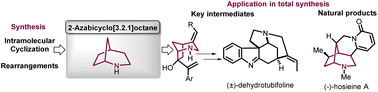 Graphical abstract: 2-Azabicyclo[3.2.1]octane scaffold: synthesis and applications