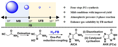 Graphical abstract: Fine bubble technology for the green synthesis of fairy chemicals