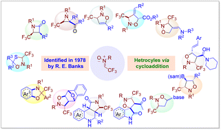 Graphical abstract: Trifluoromethylnitrone: a versatile building block for synthesizing trifluoromethyl-containing heterocyclic compounds