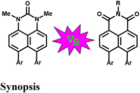 Graphical abstract: 6-Aryl- and 6,7-diaryl-1,3-dimethyl-1H-perimidin-2(3H)-ones: synthesis, conformational stability, crystal structure and optical properties