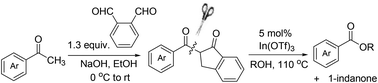 Graphical abstract: Conversion of aromatic methyl ketones to esters and carboxylic acids using o-phthalaldehyde as an oxidant