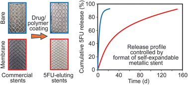 Graphical abstract: Comparison of polymer-coated, drug-eluting self-expandable metal stents for the potential treatment of gastrointestinal cancers
