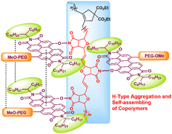 Graphical abstract: Bridging of poly(acetylene)s and PEG-modified poly(olefin)s through ring-opening metathesis copolymerization (ROMCP)