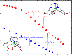 Graphical abstract: Structural isomerism-tuned magnetisation relaxation dynamics in lanthanide coordination complexes