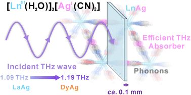 Graphical abstract: Modulation on terahertz absorption properties in LnIII–[AgI(CN)2] networks