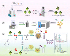 Graphical abstract: A highly sensitive Zr-MOF mediated multi-enzyme cascade platform for the colorimetric and fluorescent dual-signal determination of sarcosine