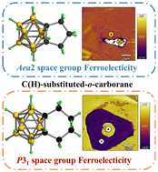 Graphical abstract: Ferroelectric crystals with naphthenic hydrocarbon-modified carborane vertices