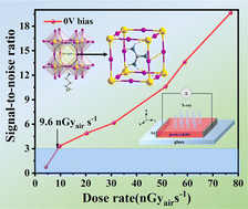 Graphical abstract: A polar multilayered two-dimensional hybrid perovskite for self-driven X-ray photodetection with a low detection limit