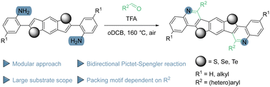 Graphical abstract: Benzobischalcogeno[3,2-c]quinolines: tuning electronic and structural properties with group 16 elements