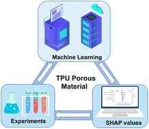 Graphical abstract: Integrated hybrid modeling and SHAP (SHapley Additive exPlanations) to predict and explain the adsorption properties of thermoplastic polyurethane (TPU) porous materials