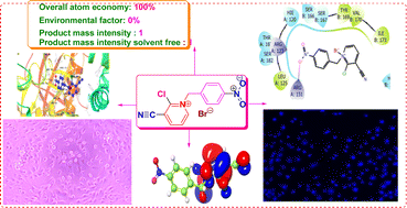 Graphical abstract: 2-Chloro-3-cyano-4-nitrobenzyl pyridinium bromide as a potent anti-lung cancer molecule prepared using a single-step solvent-free method