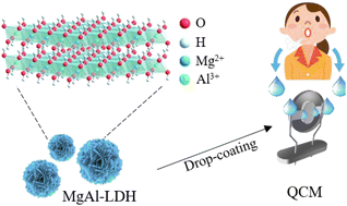 Graphical abstract: MgAl-LDH nanoflowers as a novel sensing material for high-performance humidity sensing