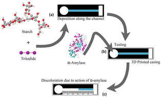 Graphical abstract: Paper-based chemometer device for the estimation of α-amylase—a biomarker for pancreatitis