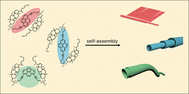 Graphical abstract: Nanostructural diversity: self-assembly of isomeric pyrene–cholane amphiphiles into sheets, tubes, and worm-like morphologies