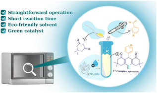 Graphical abstract: High-yield, fast, and green synthesis of acridine derivatives using a Co/C catalyst from rice husks with a microwave-assisted method