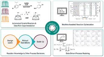 Graphical abstract: Accelerating reaction optimization through data-rich experimentation and machine-assisted process development