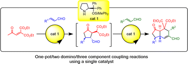 Graphical abstract: Organocatalyst-mediated asymmetric one-pot/two domino/three-component coupling reactions for the synthesis of trans-hydrindanes